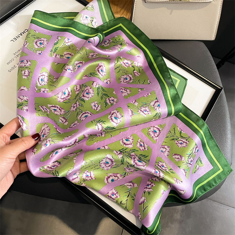 Brand 100% Mulberry Silk Scarf - Women Accessories Brands avis et prix
