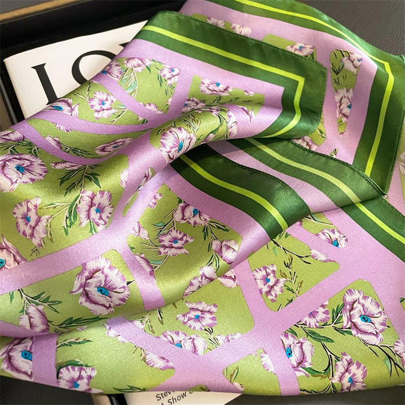 Brand 100% Mulberry Silk Scarf - Women Accessories Brands avis et prix