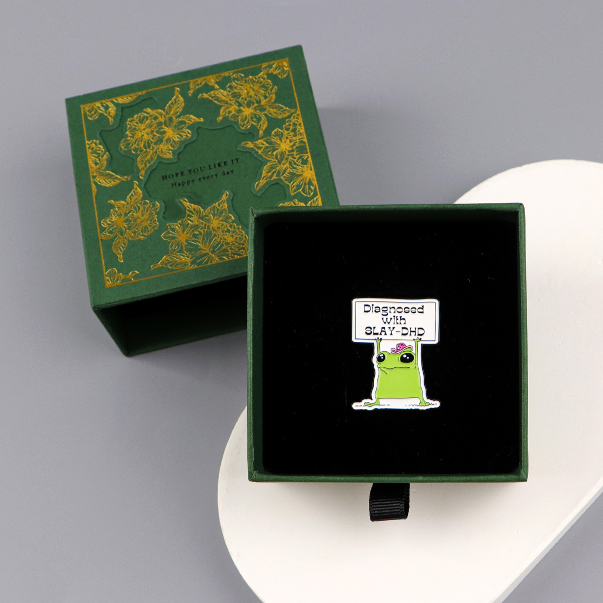 Frog Enamel Pin Badge for Wome - Women Accessories Box avis et prix